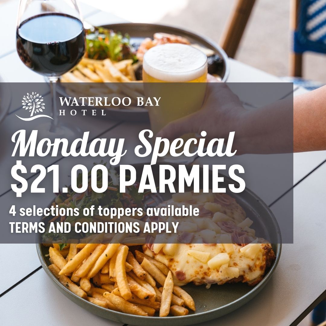 Monday Special $21.00 Parmies