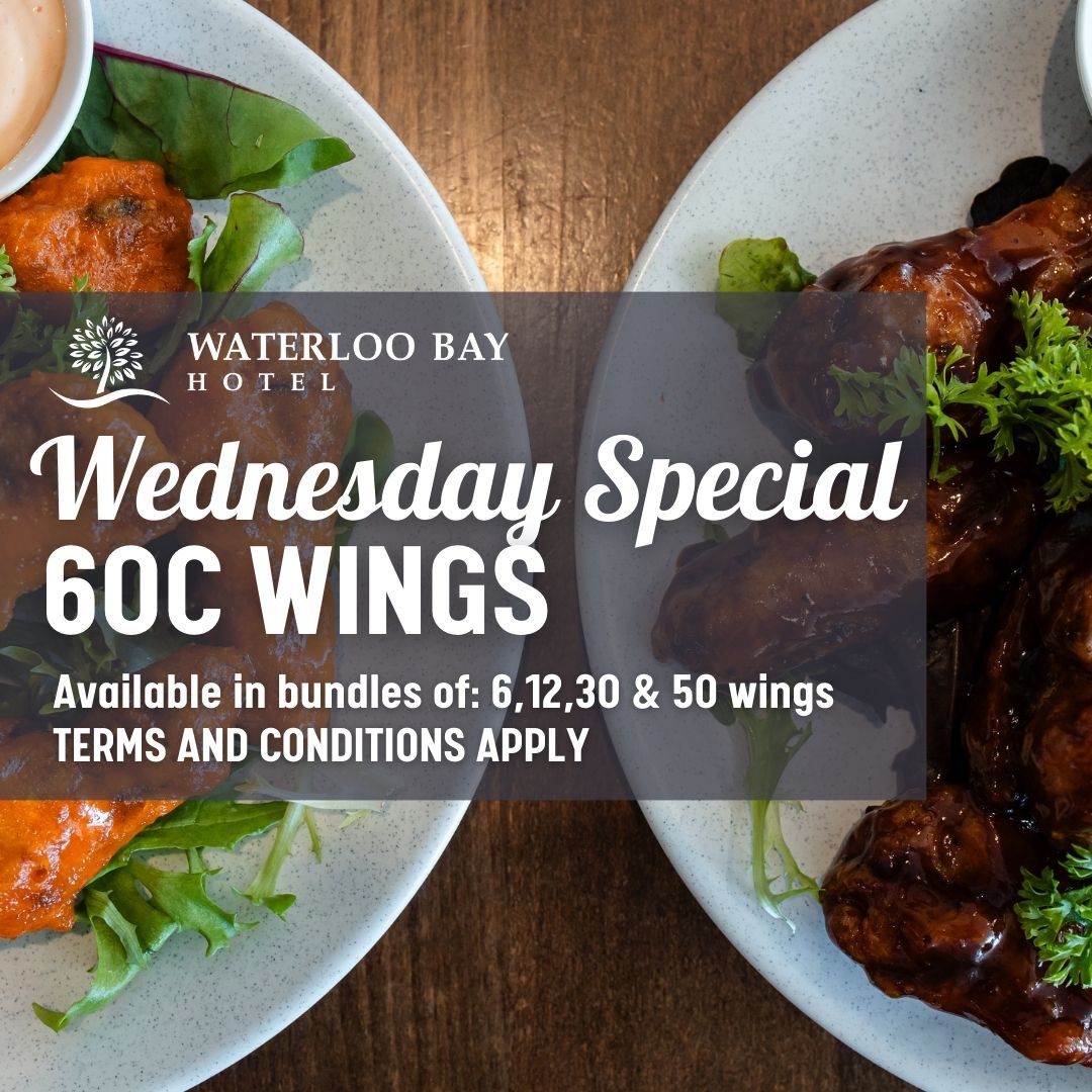 Wednesday Special 60c Wings