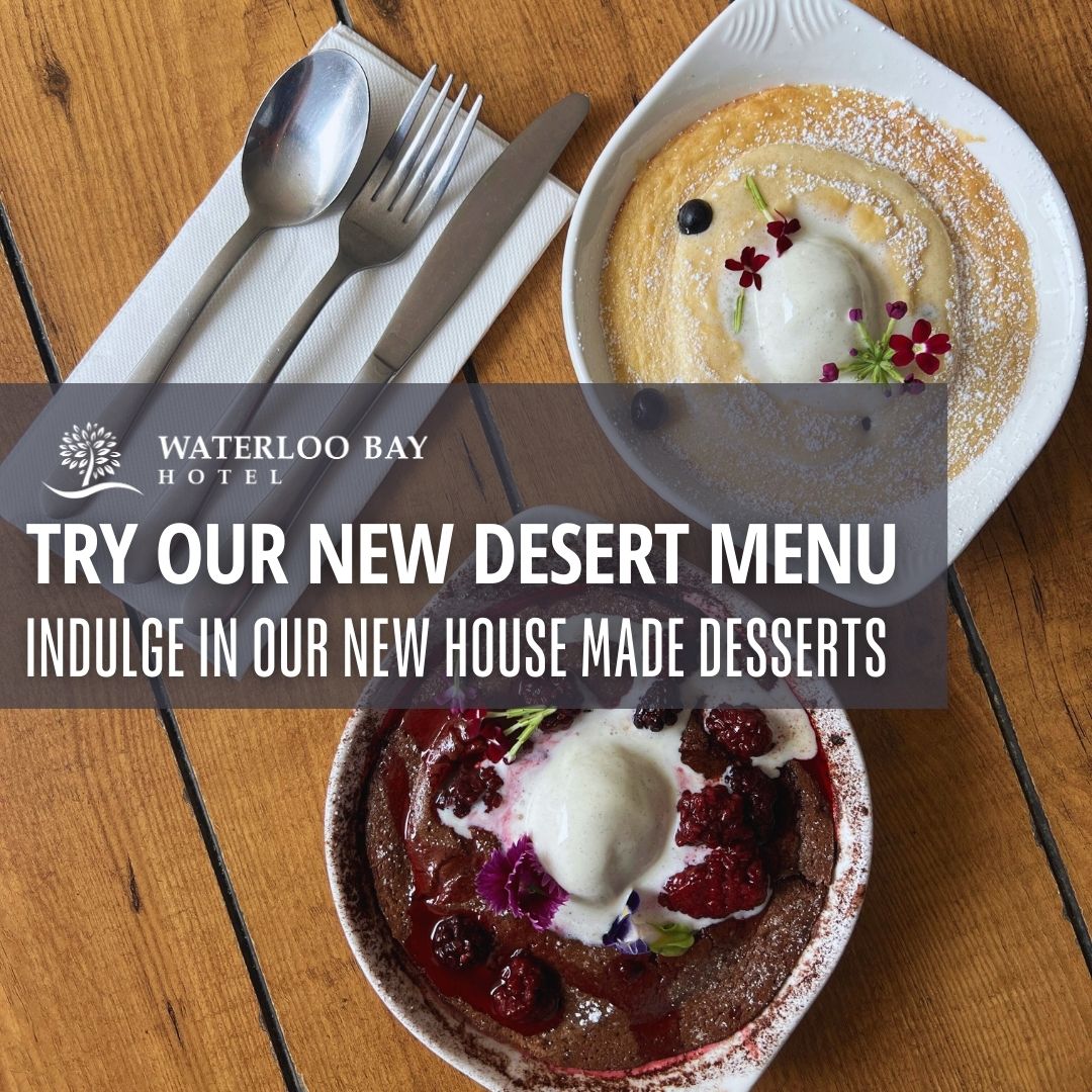 Try our new desert menu