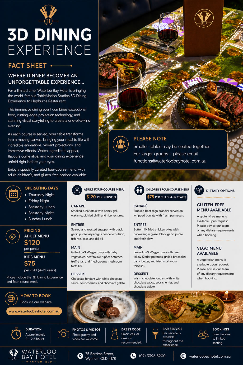TableMation 3D Dining Facts Sheet